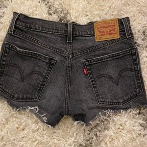 Levi’s Black Denim Shorts